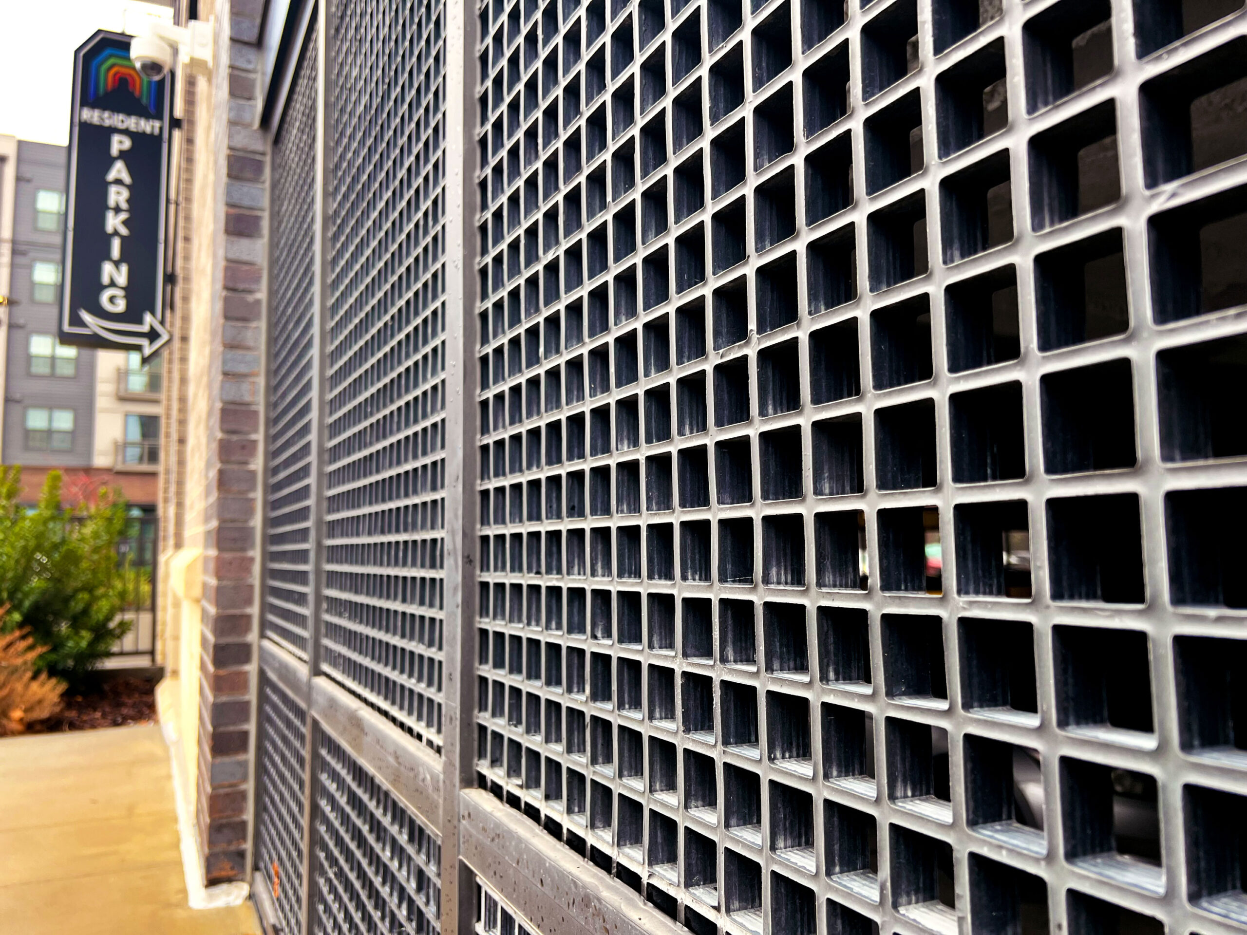 Multifamily FRP Parking Garage Screen